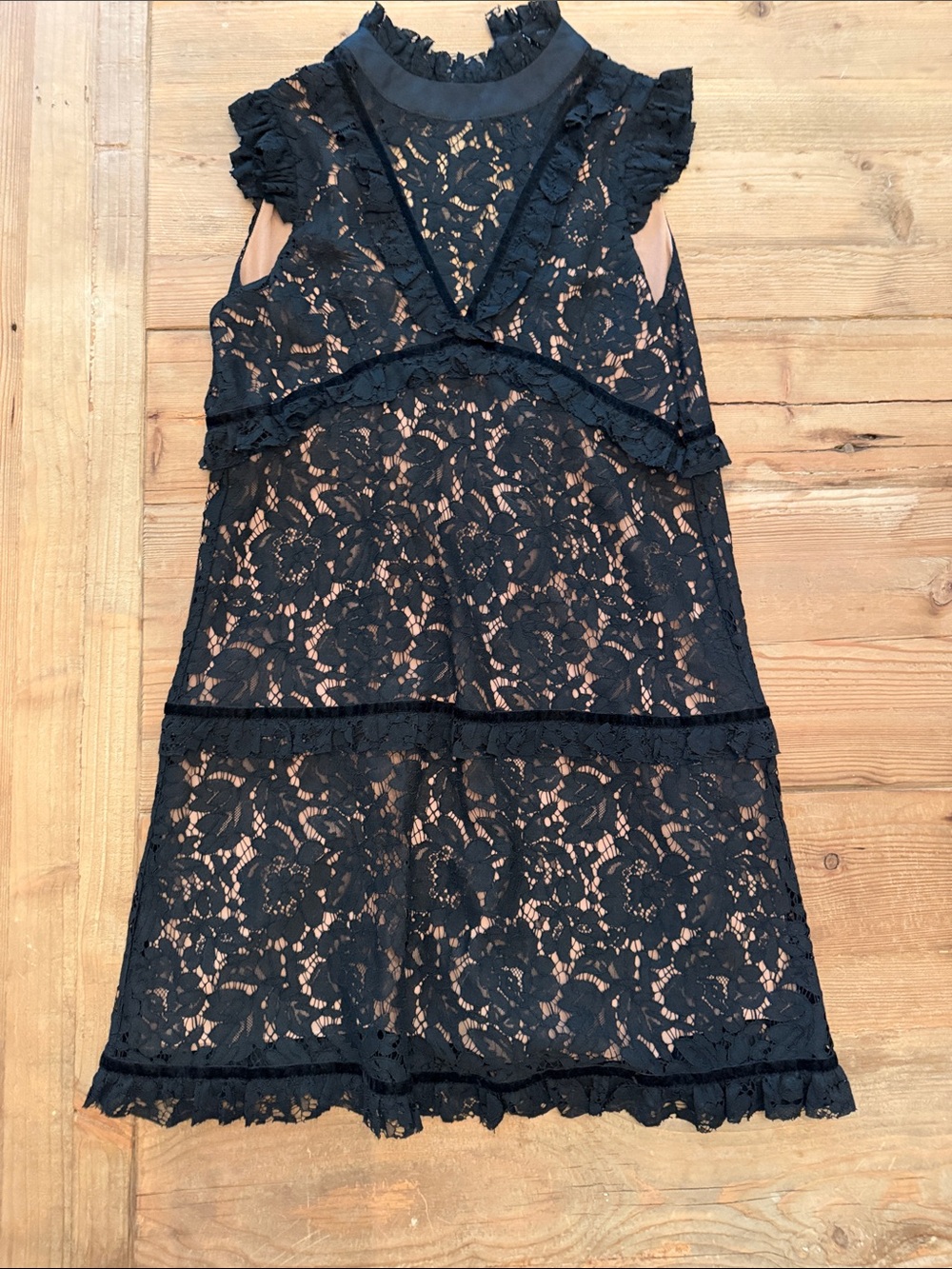 Space 46 Boutique Black Lace Mini Dress